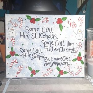 Funny Christmas wallart decorations